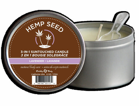 Eartly Body Hemp Seed 3-IN-1 Candela da massaggio